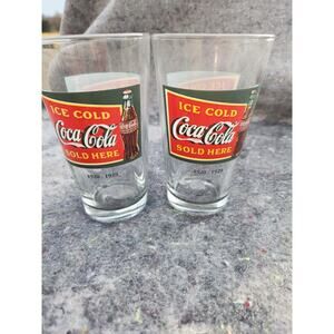 1920- 1929 Coka Cola Glass set of 2